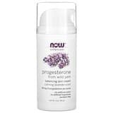 NOW Foods, Solutions, Progesterona proveniente del ñame, Crema equilibrante para la piel, Lavanda calmante, 85 g (3 oz)