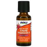 NOW Foods, Vitamina D3 líquida, Concentración extra, 1000 UI, 30 ml (1 oz. líq.)