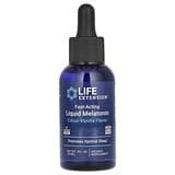 Life Extension, Melatonina líquida de acción rápida, Cítricos y vainilla, 3 mg, 59 ml (2 oz. líq.)