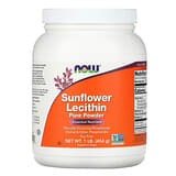 NOW Foods, Lecitina de girasol, Polvo puro, 454 g (1 lb)