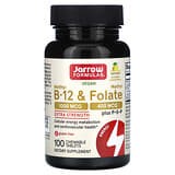 Jarrow Formulas, Metil B12 y metilfolato veganos, Concentración extra, Limón, 100 comprimidos masticables