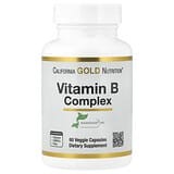 California Gold Nutrition, Complejo de vitaminas B, 60 cápsulas vegetales
