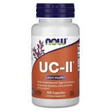 NOW Foods, UC-II para la salud articular, Colágeno no desnaturalizado de tipo II, 120 cápsulas vegetales