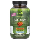 Irwin Naturals, 3-in-1 Carb Blocker, Bloqueador de carbohidratos 3 en 1, Potencia máxima, 150 cápsulas blandas