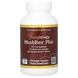 California Gold Nutrition, Fungiology®, MushRex® Plus, Complejo de hongos de espectro completo, Producto orgánico certificado, I
