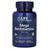 Life Extension, Megabenfotiamina, 250 mg, 120 cápsulas vegetales