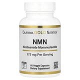 California Gold Nutrition, NMN, 175 mg, 60 cápsulas vegetales