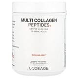 Codeage, Péptidos de colágeno múltiple en polvo, Sin sabor, 567 g (20 oz)