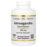 California Gold Nutrition, Ginseng indio, 450 mg, 180 cápsulas vegetales