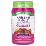 Nature's Truth, Suplemento para favorecer el cabello, la piel y las uñas, Frutas naturales, 2500 mcg, 80 gomitas (1250 mcg por g