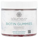 Solumeve, Gomitas con biotina, Sin gelatina, Fresa, 100 gomitas vegetales