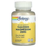 Solaray, Calcio, magnesio y zinc, 100 cápsulas vegetales