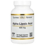 California Gold Nutrition, Ácido alfa-lipoico, 600 mg, 120 cápsulas vegetales