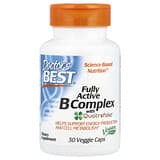 Doctor's Best, Complejo de vitaminas B completamente activo con Quatrefolic, 30 cápsulas vegetales