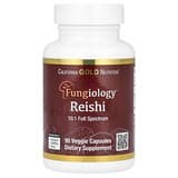 California Gold Nutrition, Reishi (Ganoderma lucidum), Espectro completo, Producto orgánico certificado, 90 cápsulas vegetales