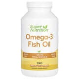 Super Nutrition, Aceite de pescado con omega-3 y triglicéridos VivoMega, 1000 mg, 240 cápsulas blandas de pescado