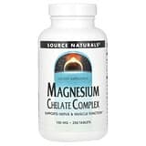 Source Naturals, Magnesium Chelate (Quelato de Magnesio), 100 mg, 250 Pastillas