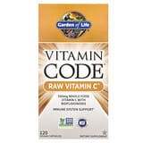Garden of Life, Vitamin Code, RAW Vitamin C, 250 mg, 120 cápsulas veganas