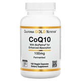 California Gold Nutrition, CoQ10 con BioPerine, 100 mg, 150 cápsulas vegetales