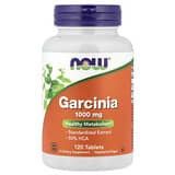 NOW Foods, Garcinia, 1000 mg, 120 comprimidos