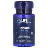 Life Extension, Litio, 1000 mcg, 100 cápsulas vegetales