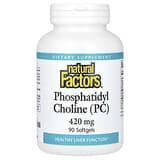 Natural Factors, Fosfatidilcolina, 420 mg, 90 cápsulas blandas