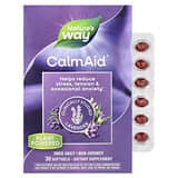 Nature's Way, CalmAid, Lavanda clínicamente estudiada, 30 cápsulas blandas