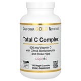 California Gold Nutrition, Complejo de vitamina C total, 500 mg, 240 cápsulas vegetales