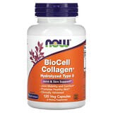 NOW Foods, Colágeno BioCell, hidrolizado tipo II, 120 cápsulas vegetales