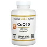 California Gold Nutrition, CoQ10, 200 mg, 120 cápsulas blandas vegetales