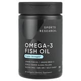 Sports Research, Aceite de pescado con omega-3, Triple concentración, 90 cápsulas blandas