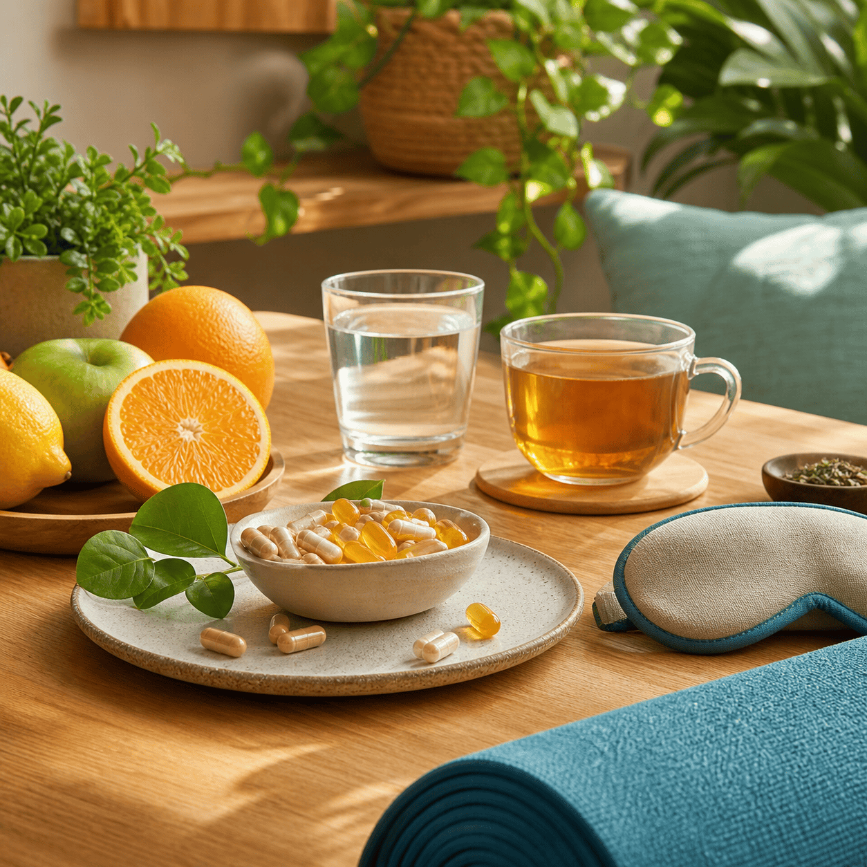 Vitaminas, suplementos y bienestar